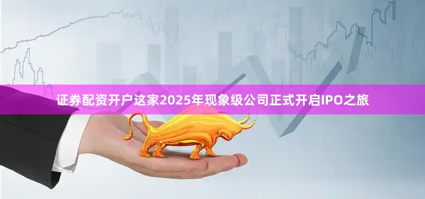 证券配资开户这家2025年现象级公司正式开启IPO之旅