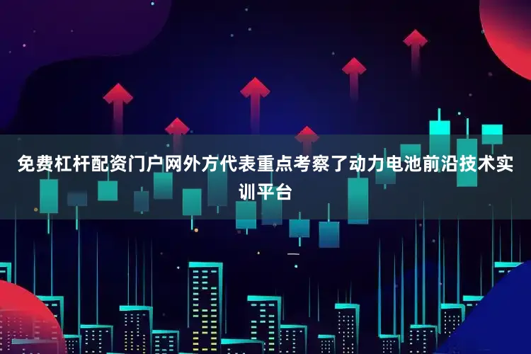 免费杠杆配资门户网外方代表重点考察了动力电池前沿技术实训平台
